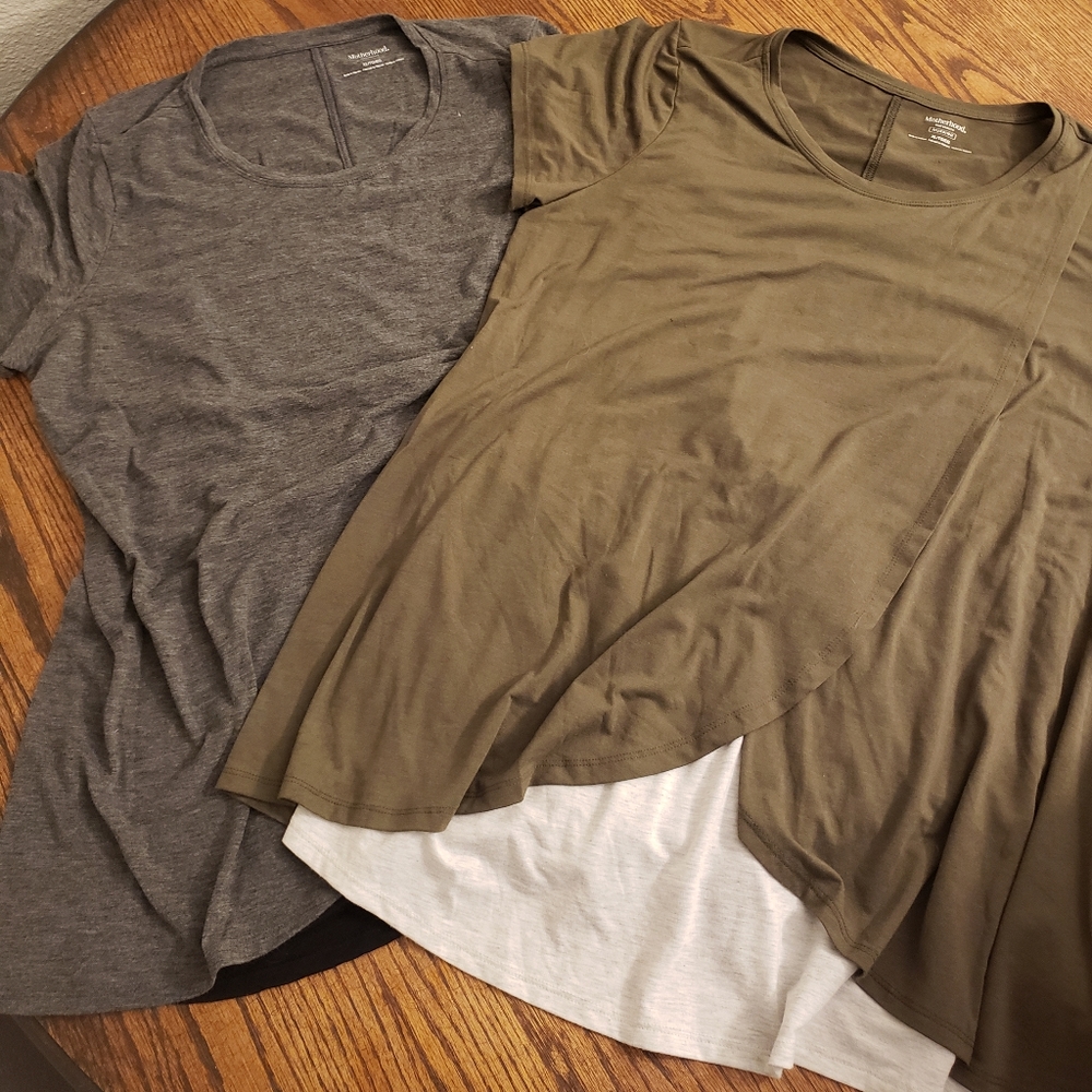 Grey and Green Nursing Tees